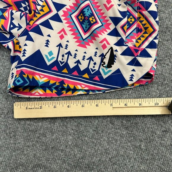 TacHuntFish Shorts Women’s Small Aztec Multicolor Logo 4” Inseam Outdoor Hiking - Picture 9 of 9